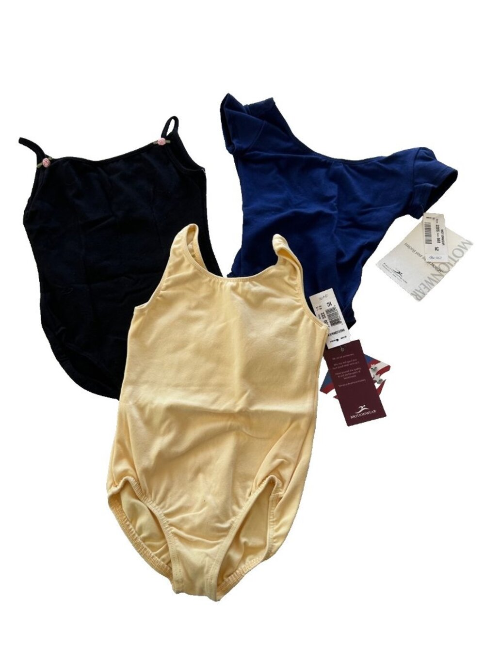 Girls Size Small 6/7 Lot of Solid Leotards NEW Dance Gymnastics